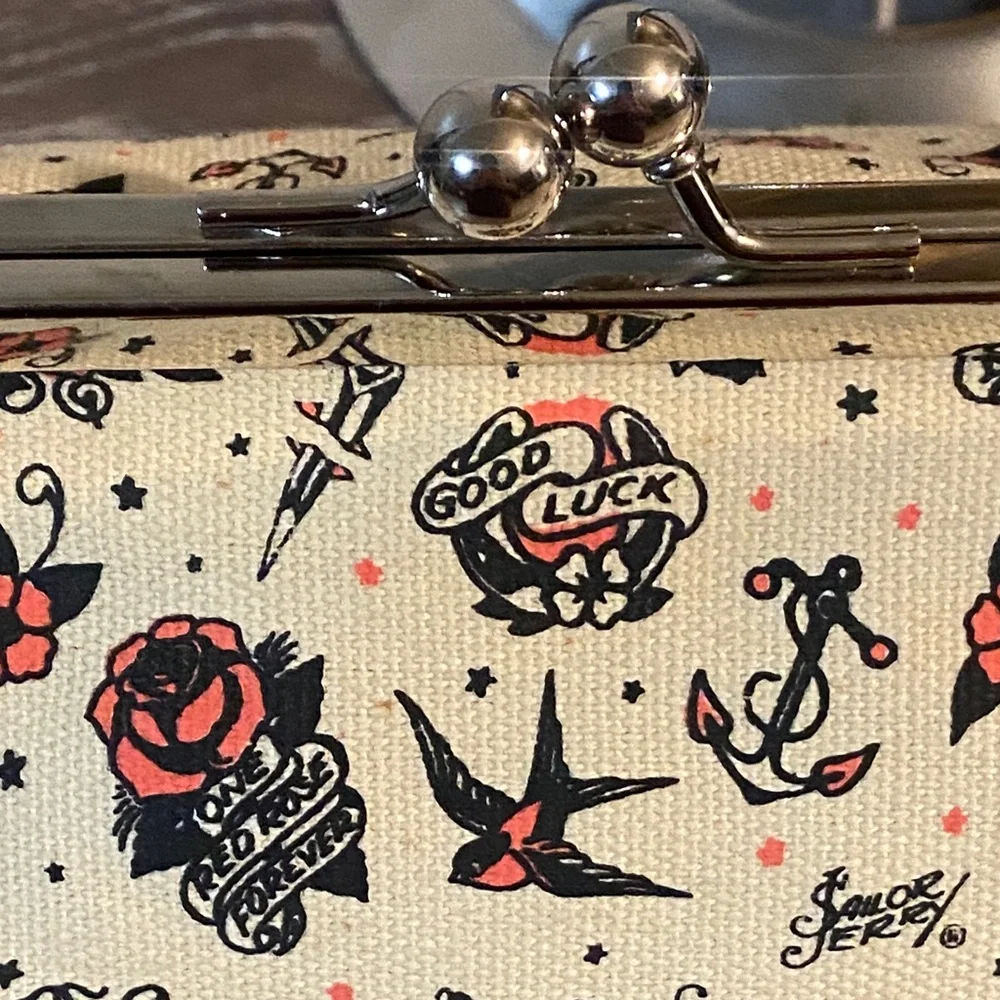 Cream Floral Print Shoulder Bag - Picture 8 of 8
